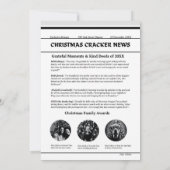 フェスティバル応援:愛する人のためのメリークリスマスカード セーブザデート (裏面)