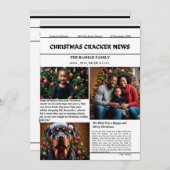 フェスティバル応援:愛する人のためのメリークリスマスカード セーブザデート (正面/裏面)