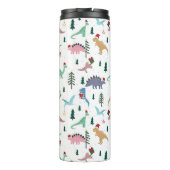 フェスティバル恐竜のクリスマスパターン タンブラー (裏面)