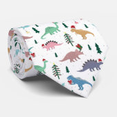 フェスティバル恐竜のクリスマスパターン ネクタイ (ロール)