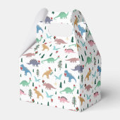 フェスティバル恐竜のクリスマスパターン フェイバーボックス (裏面サイド)