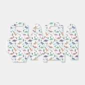 フェスティバル恐竜のクリスマスパターン フェイバーボックス (折り畳みなし)