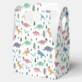 フェスティバル恐竜のクリスマスパターン フェイバーボックス (オープン)