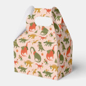 フェスティバル恐竜クリスマスツリーホリデーパターン フェイバーボックス (裏面サイド)