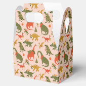 フェスティバル恐竜クリスマスツリーホリデーパターン フェイバーボックス (オープン)