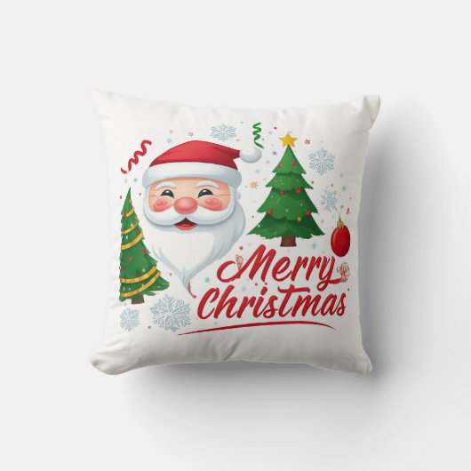 「フェスティバル愛：メリークリスマスデザイン クッション (正面)