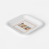 フェスティバル感謝祭エレメンツペーパーナプキン ペーパープレート (傾斜あり)