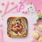 フェスティバル感謝祭トルコ紙プレート ペーパープレート (パーティー)