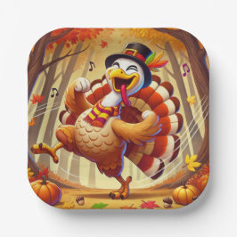 フェスティバル感謝祭トルコ紙プレート ペーパープレート