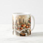 フェスティバル感謝祭ホリデーディナーマグ コーヒーマグカップ (正面右)