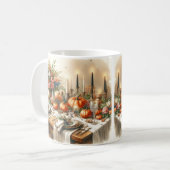 フェスティバル感謝祭ホリデーディナーマグ コーヒーマグカップ (正面左)