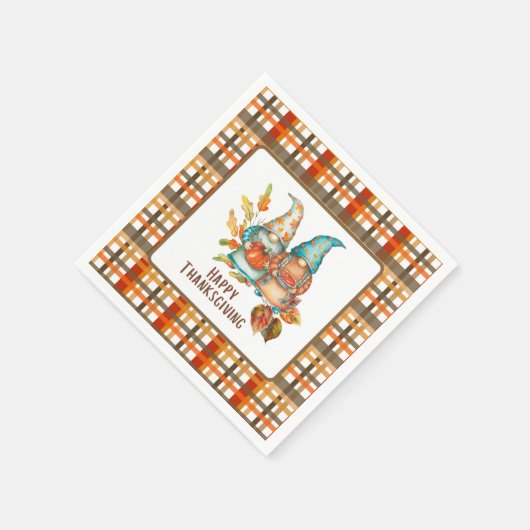 フェスティバル感謝祭格言 スタンダードカクテルナプキン (角)