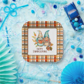 フェスティバル感謝祭格言 ペーパープレート (パーティー)