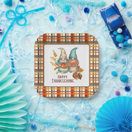 フェスティバル感謝祭格言 ペーパープレート (パーティー)