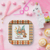 フェスティバル感謝祭格言 ペーパープレート (パーティー)