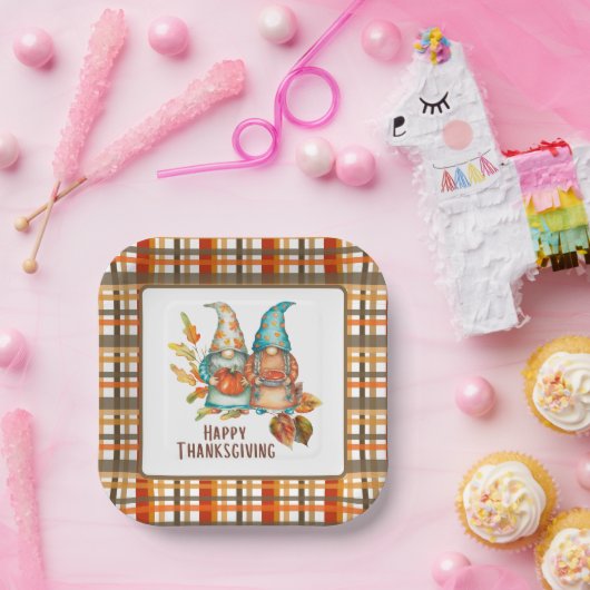 フェスティバル感謝祭格言 ペーパープレート (パーティー)