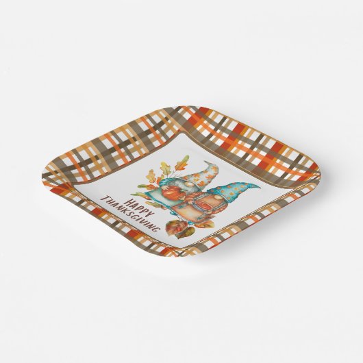 フェスティバル感謝祭格言 ペーパープレート (傾斜あり)
