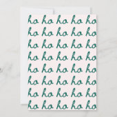 フェスティバル手描きツリーお洒落クリスマスパーティー 招待状 (裏面)