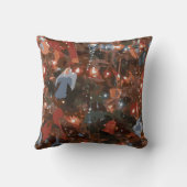 フェスティバル抽象芸術クローズアップクリスマスツリーライト クッション (裏面)