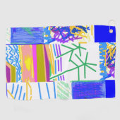 フェスティバル抽象芸術 ゴルフタオル (横)