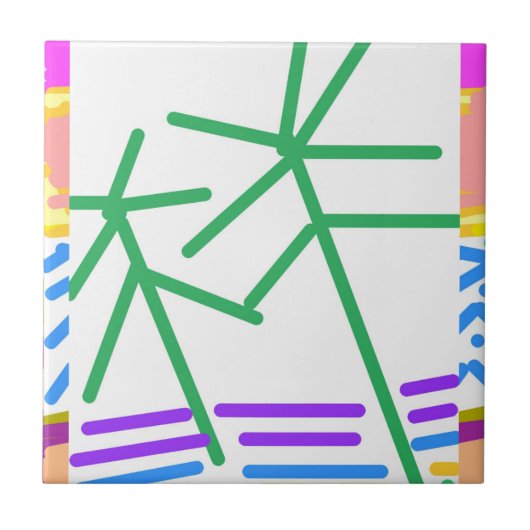 フェスティバル抽象芸術 タイル (正面)