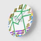 フェスティバル抽象芸術 ラウンド壁時計 (傾斜)