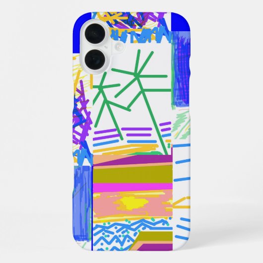 フェスティバル抽象芸術 iPhoneケース (裏面)