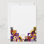 フェスティバル招待状 招待状 (裏面)