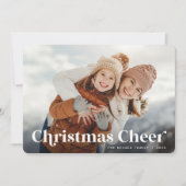 フェスティバル挨拶 |クリスマス応援独身の写真 シーズンカード (正面)