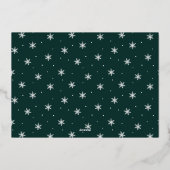 フェスティバル挨拶 |ハッピーホリデーズフルフォト 箔シーズンカード (裏面)