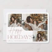 フェスティバル挨拶 |ハッピーホリデー3写真 シーズンカード (正面)