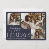フェスティバル挨拶 |ハッピーホリデー3写真 シーズンカード (正面)