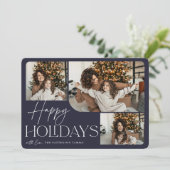 フェスティバル挨拶 |ハッピーホリデー3写真 シーズンカード (スタンド正面)