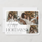フェスティバル挨拶 |ハッピーホリデー3写真 シーズンカード (正面)