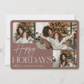 フェスティバル挨拶 |ハッピーホリデー3写真 シーズンカード (正面)