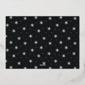 フェスティバル挨拶 |メリークリスマスフルフォト 箔シーズンカード (裏面)