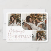 フェスティバル挨拶 |メリークリスマス写真 シーズンカード (正面)