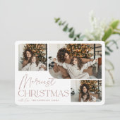 フェスティバル挨拶 |メリークリスマス写真 シーズンカード (スタンド正面)