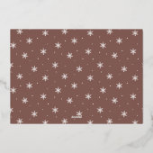 フェスティバル挨拶 |明るいメリー横向き写真 箔シーズンカード (裏面)