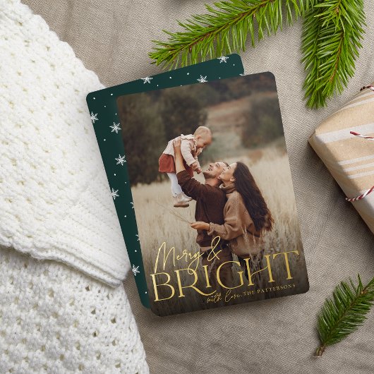 フェスティバル挨拶 |明メリーるい縦写真 箔シーズンカード