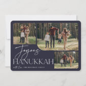 フェスティバル挨拶 | Joyous Hanukkah 3写真 シーズンカード (正面)
