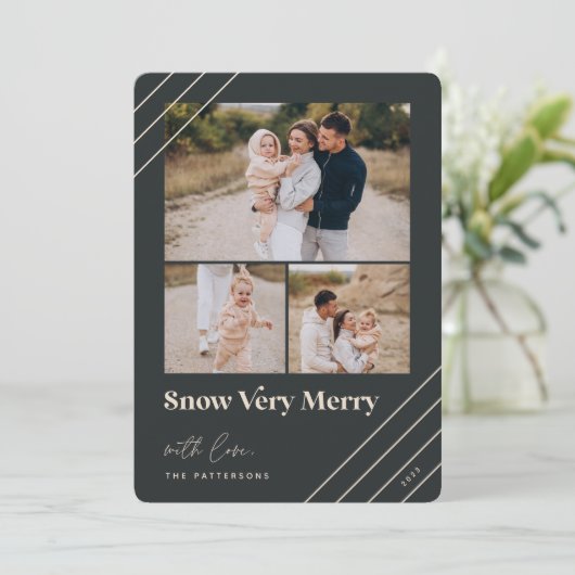 フェスティバル挨拶 | Snow Very メリー 3枚の写真 シーズンカード (スタンド正面)