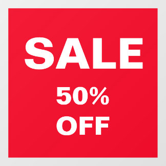 フェスティバル提供の販売ラベル ウィンドウサイン