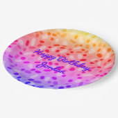 フェスティバル数々のカラーカスタムパーティープレート ペーパープレート (アングル)