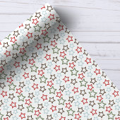 フェスティバル数々の色のスタークリスマス ラッピングペーパー