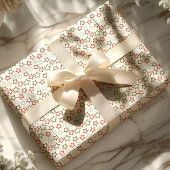 フェスティバル数々の色のスタークリスマス ラッピングペーパー