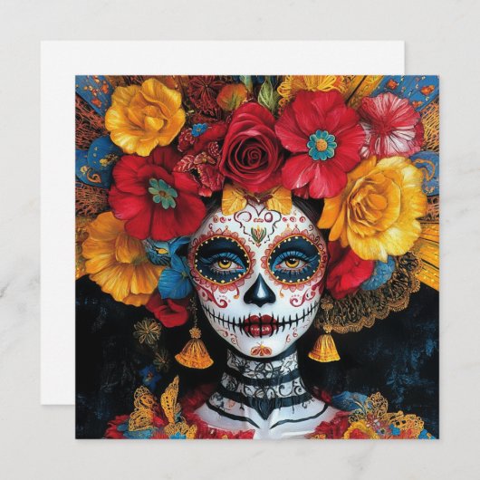 フェスティバル文化の死の日 招待状 (正面/裏面)