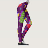 フェスティバル新年クリスマスパターン レギンス (右)