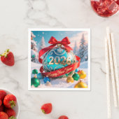 フェスティバル新年2026休日 スタンダードカクテルナプキン (インサイチュ)