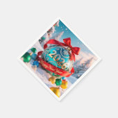 フェスティバル新年2026休日 スタンダードカクテルナプキン (角)